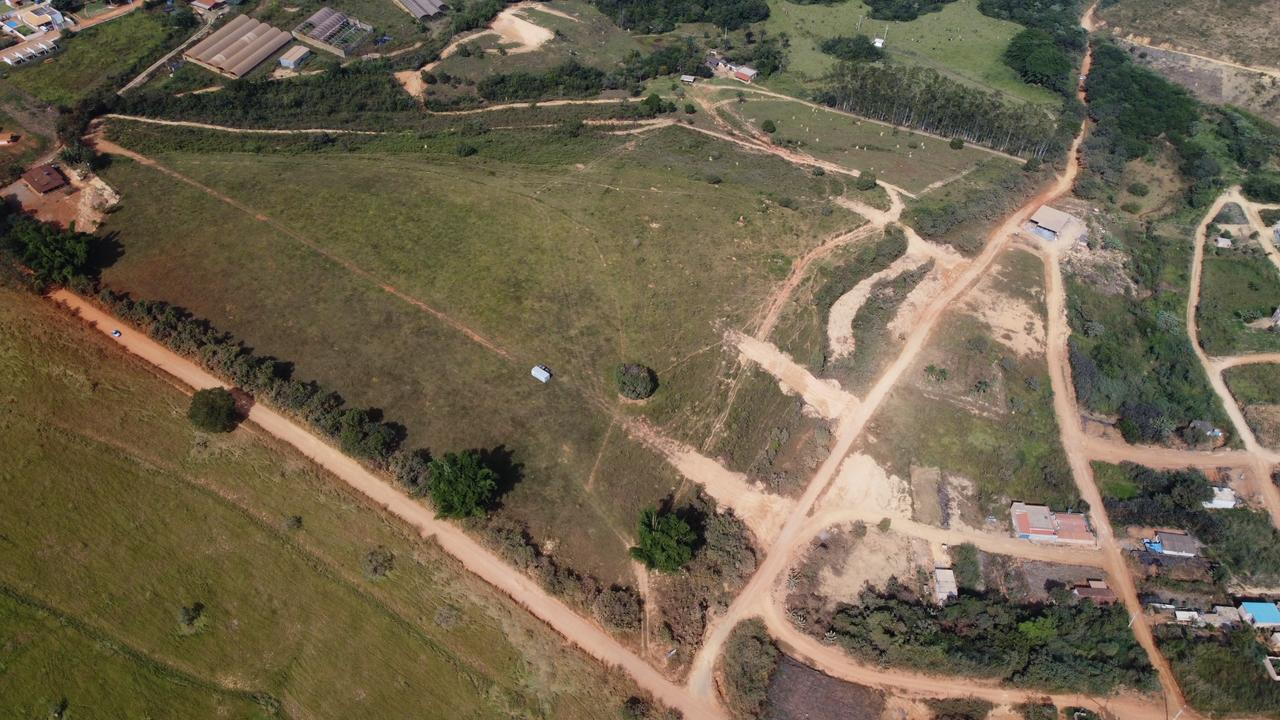 Vista aérea dos acessos ao terreno do Jardim Alvorada